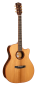 Preview: CORT Steel String Guitar, GOLD A10 Cocobolo, Natural Gloss, Preamp, Softcase
