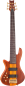 Preview: SCHECTER Electric Bass Guitar, Stiletto Studio-6, Honey Satin, Lefthand
