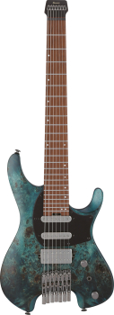 IBANEZ Quest Electric Guitar 7-String - Cosmic Blue Low Gloss Gig Bag Q547PB-COL
