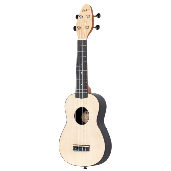KEIKI K2 Series Soprano Ukulele Lefty Set - Maple Natural / ABS K2-MAP-L