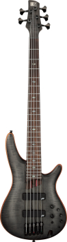 IBANEZ Premium SR Electric Bass 5-String - Transparent Gray Flat + Gigbag SR1455DW-TGF