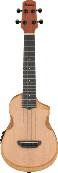 IBANEZ AU Concert Ukulele 4-String - Open Pore Natural + Gig Bag AUC10E-OPN