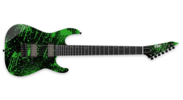 ESP USA M-7 HT BARITONE ALIEN BLOOD SPLATTER FSM