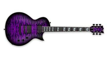 ESP USA ECLIPSE QM DARK PURPLE SB BH EMG