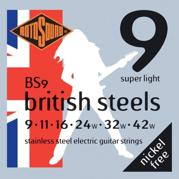 E-Gitarre-Saiten British Steels