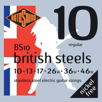 E-Gitarre-Saiten British Steels