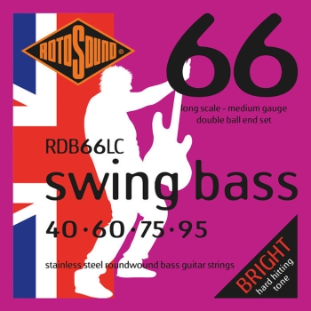 E-Bass Saiten Swing Bass 66 Double Ball End
