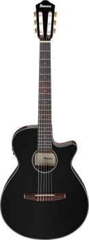 IBANEZ AEG Nylon String Guitar 6-String - Black High Gloss AEG50N-BKH