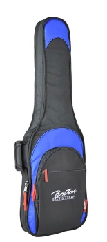 Gigbag f&uuml;r E-Gitarre, 25mm Polsterung, schwarz und blau, mehrere Aussentaschen