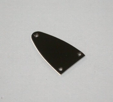 IBANEZ plastic truss rod cover - black / white for selected bass models 4PT1CSR1B