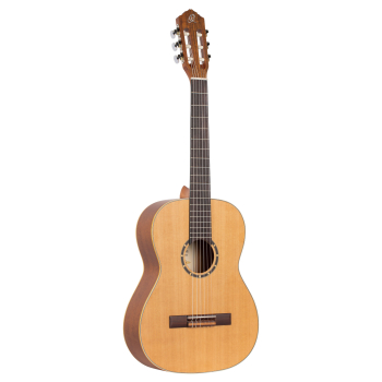 ORTEGA Family Series 7/8 Classical Guitar 6 String - Cedar / Mahogany Natural + Gigbag R122-7/8