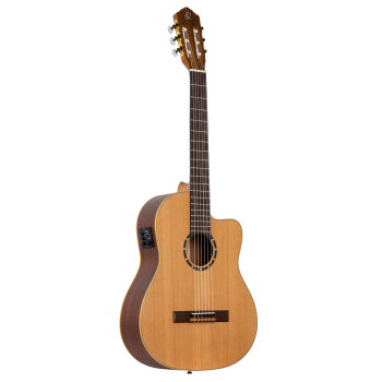 ORTEGA Family Series Pro 4/4 Classical Guitar 6 String - Solid Cedar / Mahogany Natural + Gig Bag RCE131