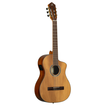 ORTEGA Thermo Series 4/4 Nylon String Guitar 6-String - Satin Dark Brown + GigbagRCE23RO