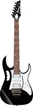 IBANEZ Steve Vai Signature E-Guitar 6 String -  Black JEMJR-BK