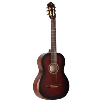 ORTEGA Student Series Pro DeLuxe 4/4 Classical Guitar 6 String - Solid Spruce / Catalpa Bourbon Fade R55DLX-BFT