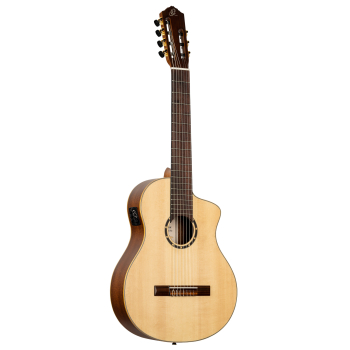 ORTEGA Family Series Pro Classical Guitar 7 String - Solid Spruce / Sapele Natural + Gig Bag RCE133-7