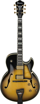 IBANEZ George Benson Signature Hollow Body Guitar 6-String - Vintage Yellow Sunburst + Case MF100C LGB300-VYS