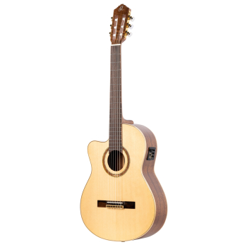ORTEGA Performer Series 4/4 Classical Guitar 6-String Lefty - Natural + Gig Bag RCE138SN-L