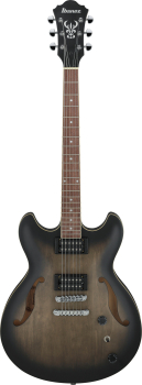 IBANEZ Artcore AS Hollow Body Guitar 6-String - Transparent Black Flat AS53-TKF