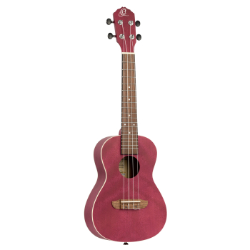 ORTEGA Earth Series Concert Ukulele 4 String - Raspberry Red RURUBY