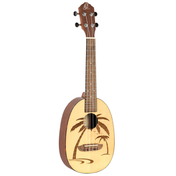 ORTEGA Bonfire Series Concert Ukulele 4 String - Spruce/Sapele Natural RUPA5