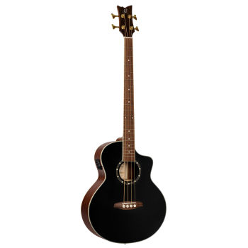 ORTEGA Deep Series 8 Medium Scale Acoustic Bass 4 String - Spruce / Mahogany Black D8CE-4
