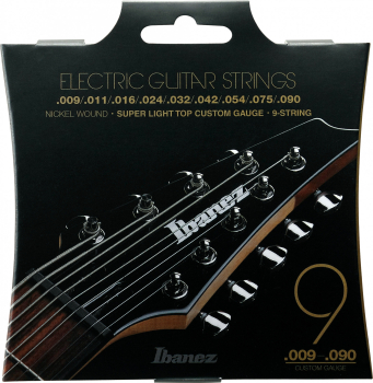 IBANEZ String Set for 9 String E-Guitar - Super Light Custom IEGS9