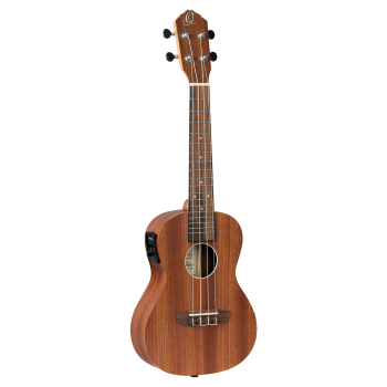 ORTEGA Timber Series Concert Preamp Ukulele 4 String - Sapele Natural + Bag RFU11SE