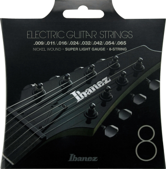 IBANEZ String Set for 8 String E-Guitar - Super Light IEGS8