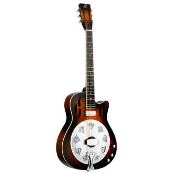 ORTEGA Americana Series 4/4 Resonator Guitar 6-String + Pro Gig Bag RRG50CE-SSB
