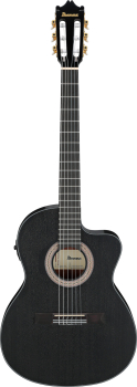 IBANEZ GA Classical Guitar 6-String - Weathered Black Open Pore GA5MHTCE-WK