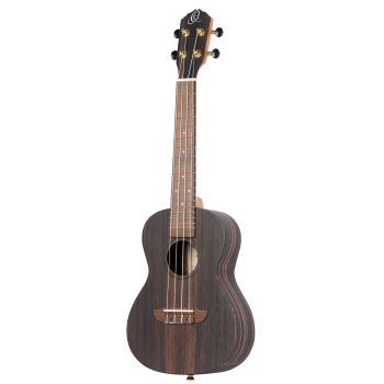 ORTEGA Timber Series Concert Ukulele 4 String Lefty - Ebony Natural + Bag RUEB-CC-L