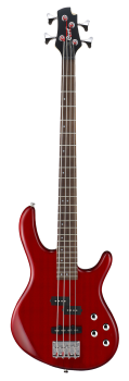 CORT Bass Guitar, Action Plus, Translucent Red