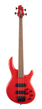 CORT Bass Guitar, C4 Deluxe, Candy Red