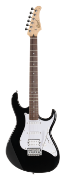 CORT E-Gitarre, G200, schwarz