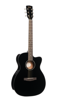 CORT Steel String Guitar, LUCE 60CE, Black, Preamp
