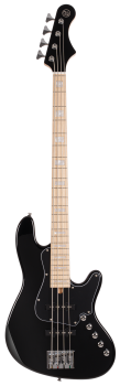 CORT Bass Guitar, Elrick NSJ4, Black, Softcase