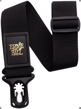 ERNIE BALL Gitarrengurt, Polylock, schwarz