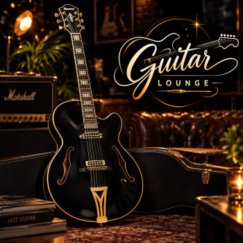 IBANEZ Pat Metheny Signature Hollow Body Guitar 6-String - Black Low Gloss + Case PM3C-BKL