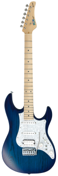 FGN E-Gitarre, Expert Odyssey, Seethrough Blue Burst