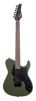 FGN E-Gitarre, J-Standard Iliad Dark Evolution 664, Open Pore Olive Gr