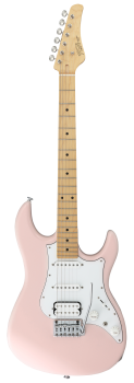 FGN E-Gitarre, J-Standard Odyssey Traditional, Shell Pink, Tasche