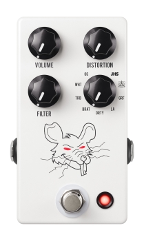 JHS Pedals PackRat, White - Overdrive / Distortion / Fuzz