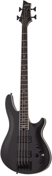 SCHECTER Bassgitarre, SLS Elite 4 Evil Twin, Satin Black