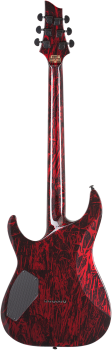 SCHECTER Electric Guitar, Silver Mountain C-1, Blood Moon