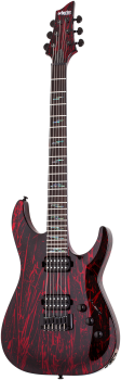 SCHECTER Electric Guitar, Silver Mountain C-1, Blood Moon
