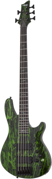 SCHECTER Bassgitarre, C-5 Silver Mountain, Toxic Venom