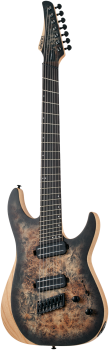 SCHECTER E-Gitarre, Reaper 7 Multiscale, Charcoal Burst