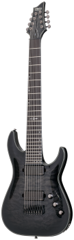 SCHECTER Electric Guitar, Hellraiser Hybrid C-8, Trans Black Burst
