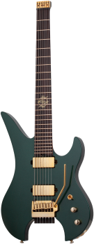 SCHECTER Electric Guitar, Synyster Gates Custom-7 TR Headless, Oak Green Metallic
